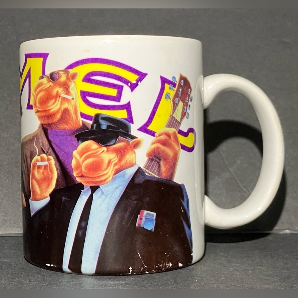 Vintage Joe Cool Camel Cigarette 3.75” Coffee Mug *Excellent*